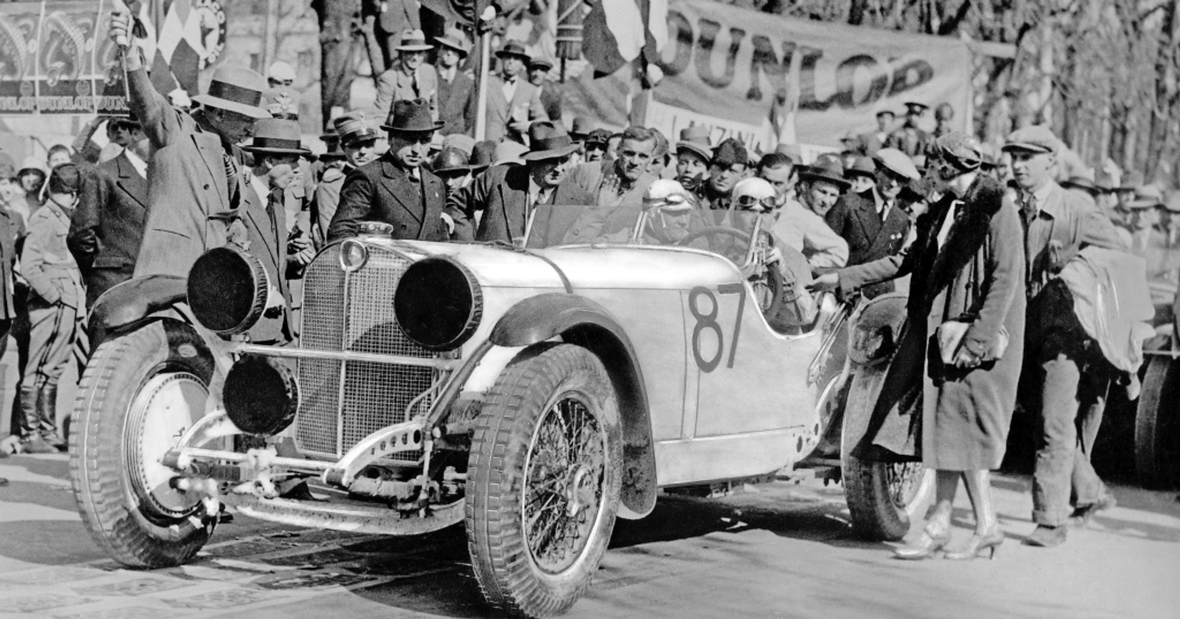 Caracciola i Mille Miglia 1931