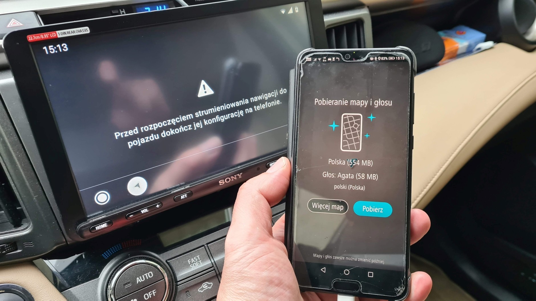 Konfiguracja nawigacji w Android Auto