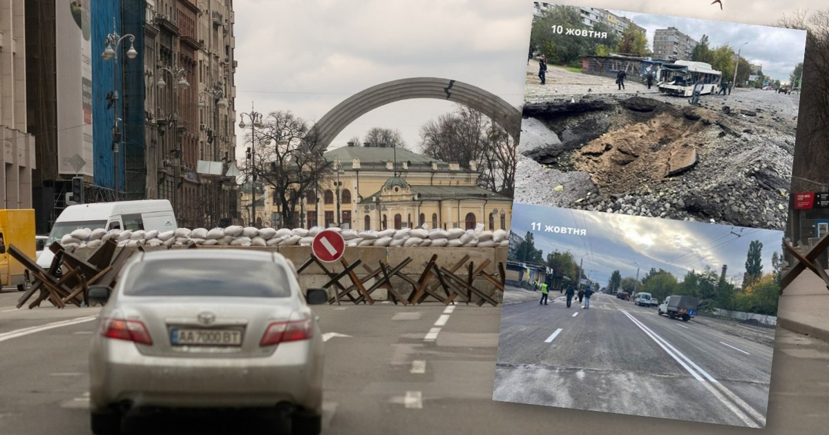 Ukraińcy w błyskawicznym tempie odbudowują zniszczone drogi