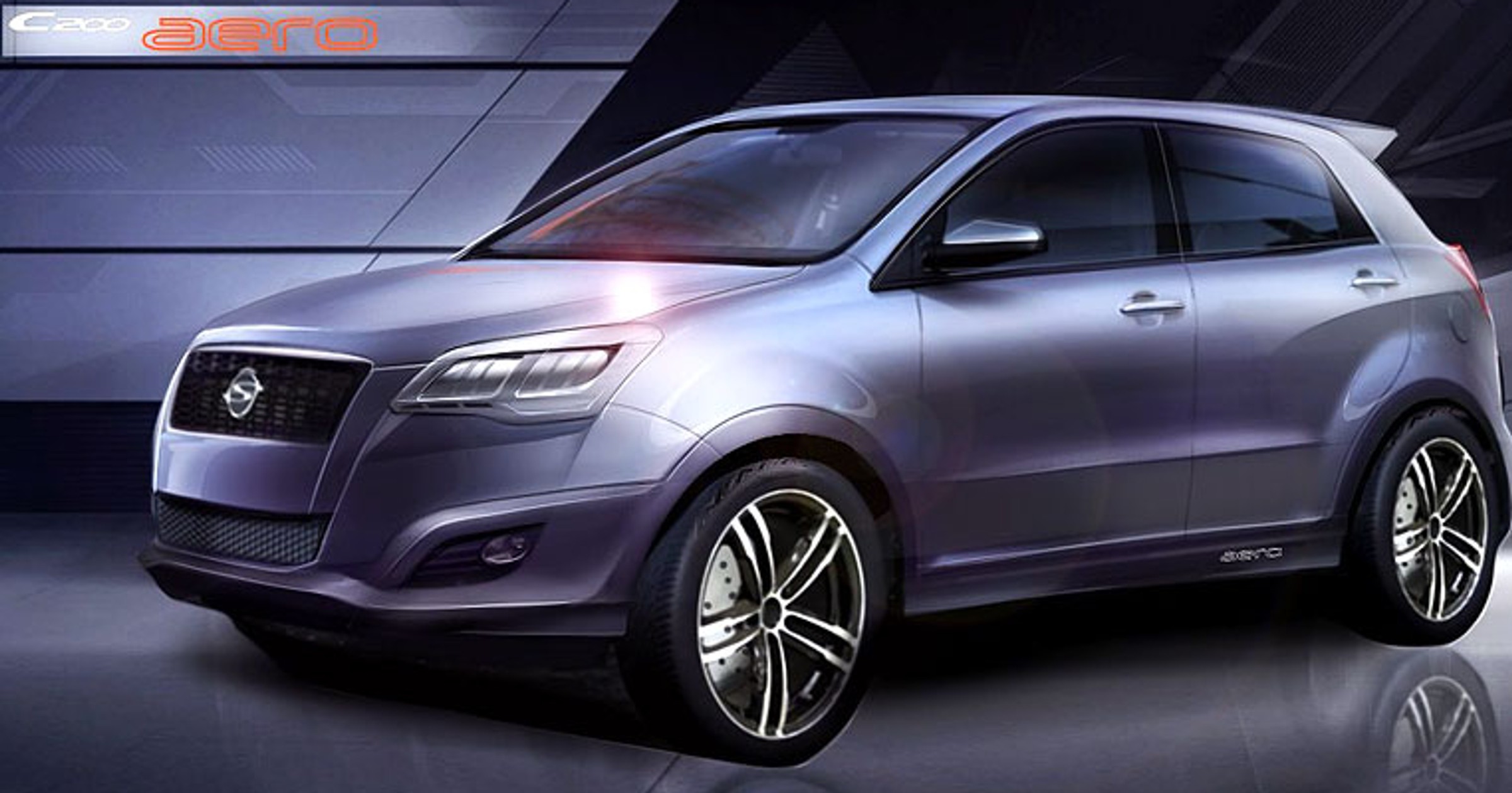 SsangYong C200 Aero: koncept w sportowym stylu