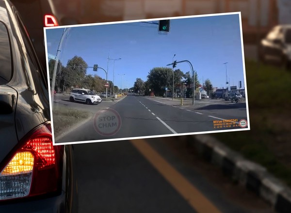 Kierowca taksówki wyjechał wprost pod inne auto. W środku był pasażer [WIDEO]