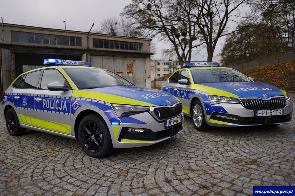 Skody z nowym malowaniem trafiły do policji.