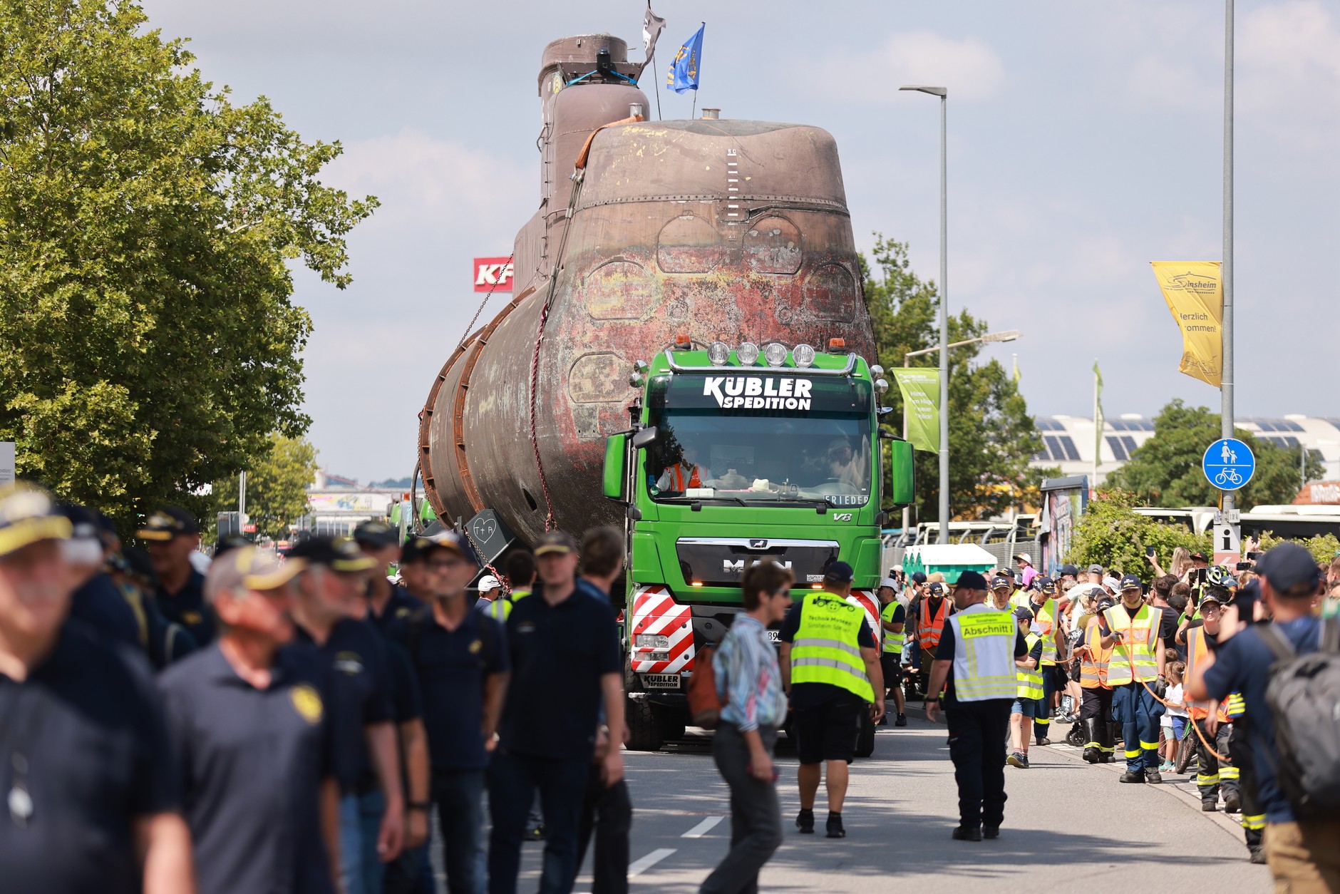 U-Boot dotarł do Muzeum Techniki w Sinsheim