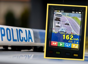 Pędził z prędkością 162 km na godz. Kierowca z Warszawy miał prawie 90 lat