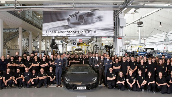 Lamborghini Aventador nr 2000