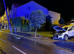 Uciekał przed policją, ale nie spodziewał się blokady. Mamy nagranie