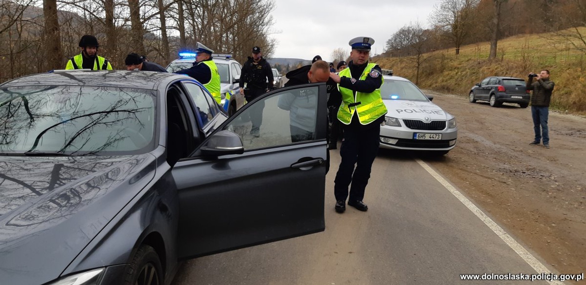 Wspólne ćwiczenia polskiej i czeskiej policji w pościgach transgranicznych