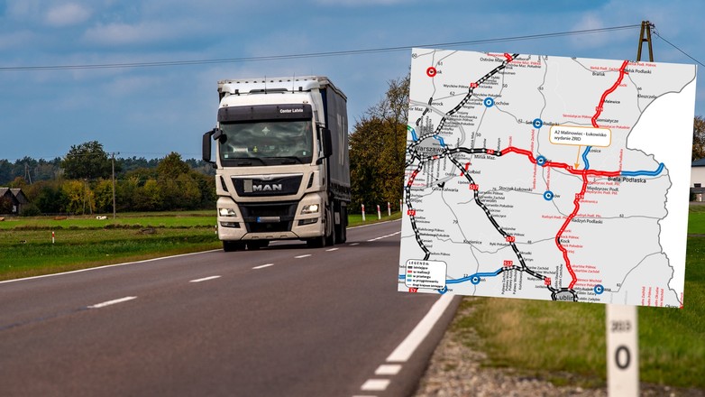 DK19 Łukowisko, lokalizacja przyszłego węzła na przecięciu A2 i S19