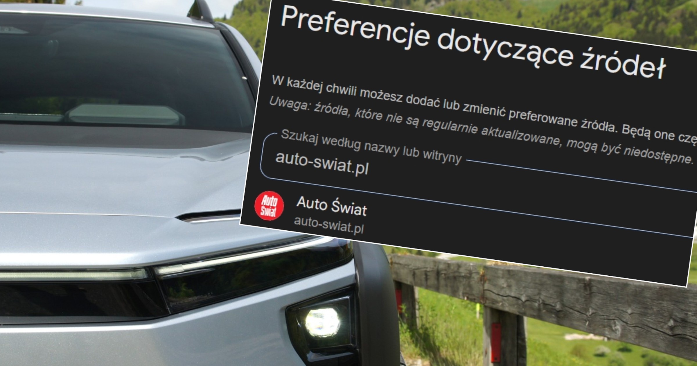 Zmień swoje preferencje dotyczące źródeł w Google