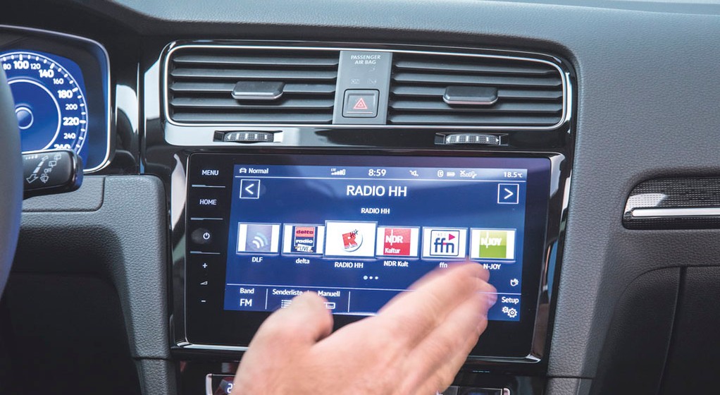 Nowe radio Volkswagena - dotykowa regulacja głośności
