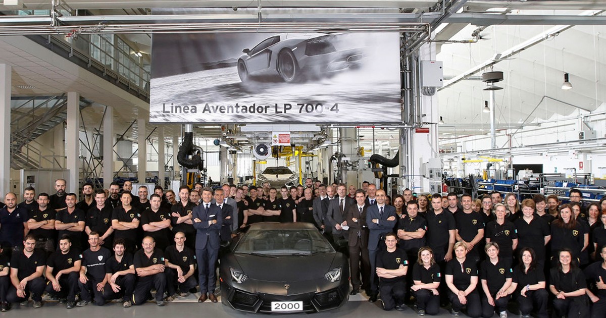 Lamborghini Aventador nr 2000 