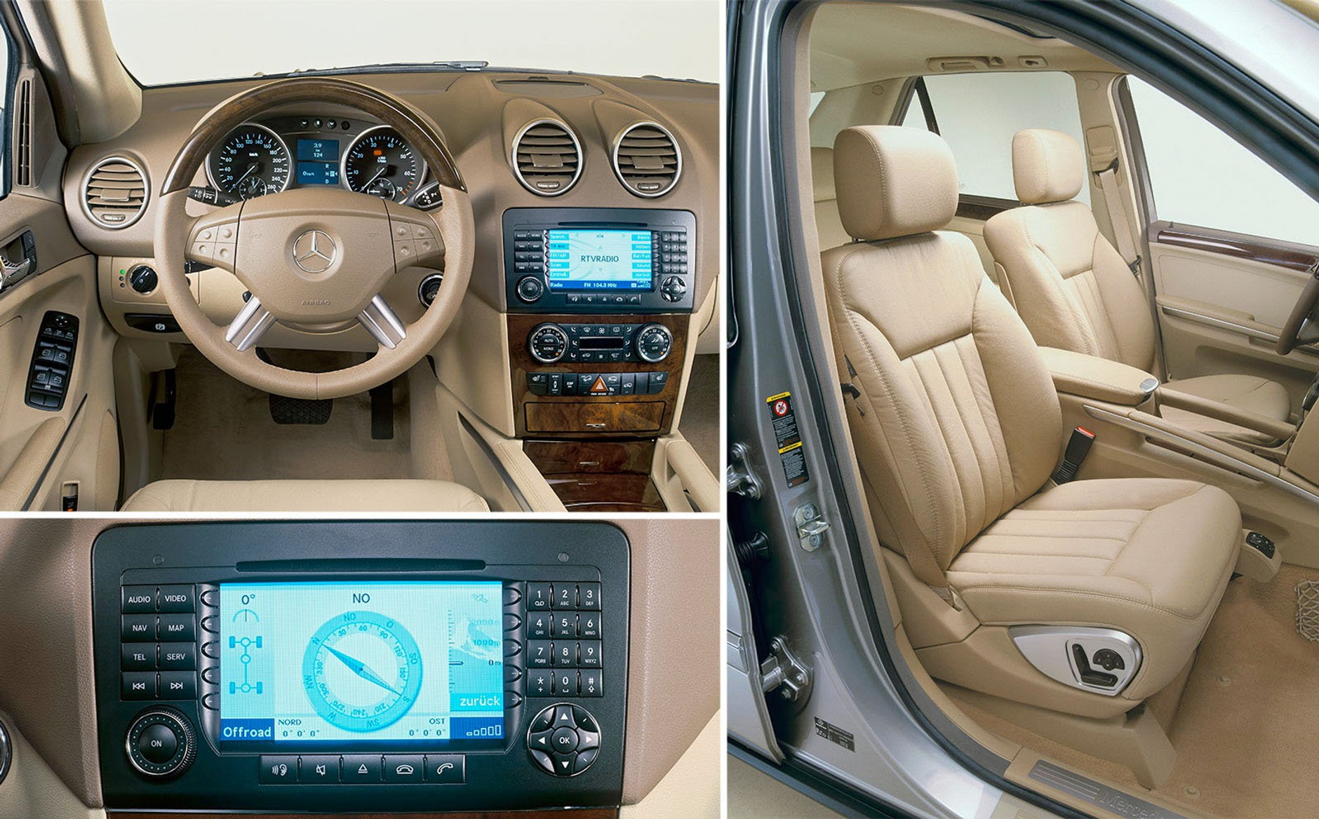 Używany Mercedes ML - wnętrze