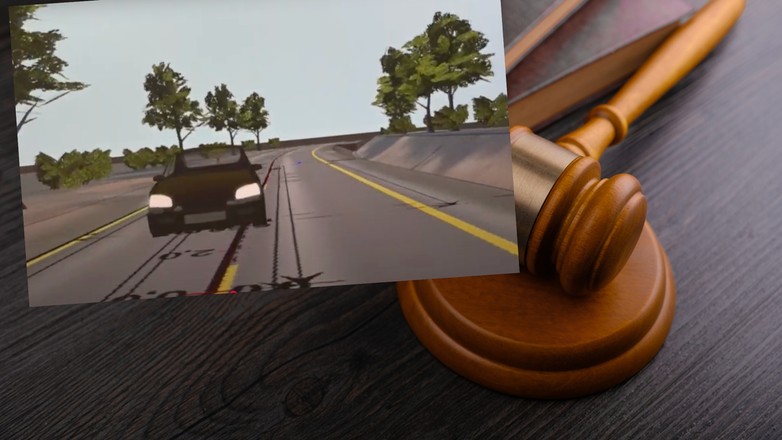 Sąd pokazał rekonstrukcję wypadku z "trumną na kółkach"