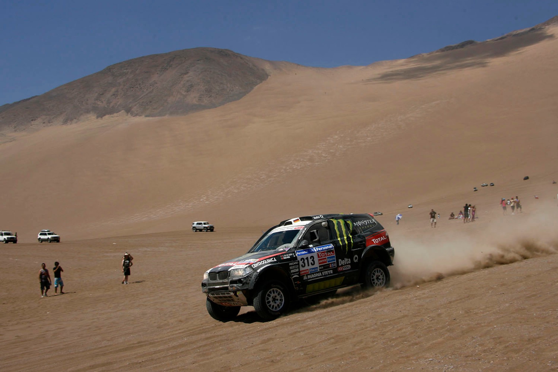 Rajd Dakar 2011: dobra postawa Polaków, Hołowczyc z otwartymi drzwiami (5.etap, wyniki, fot. Willy Weyens)