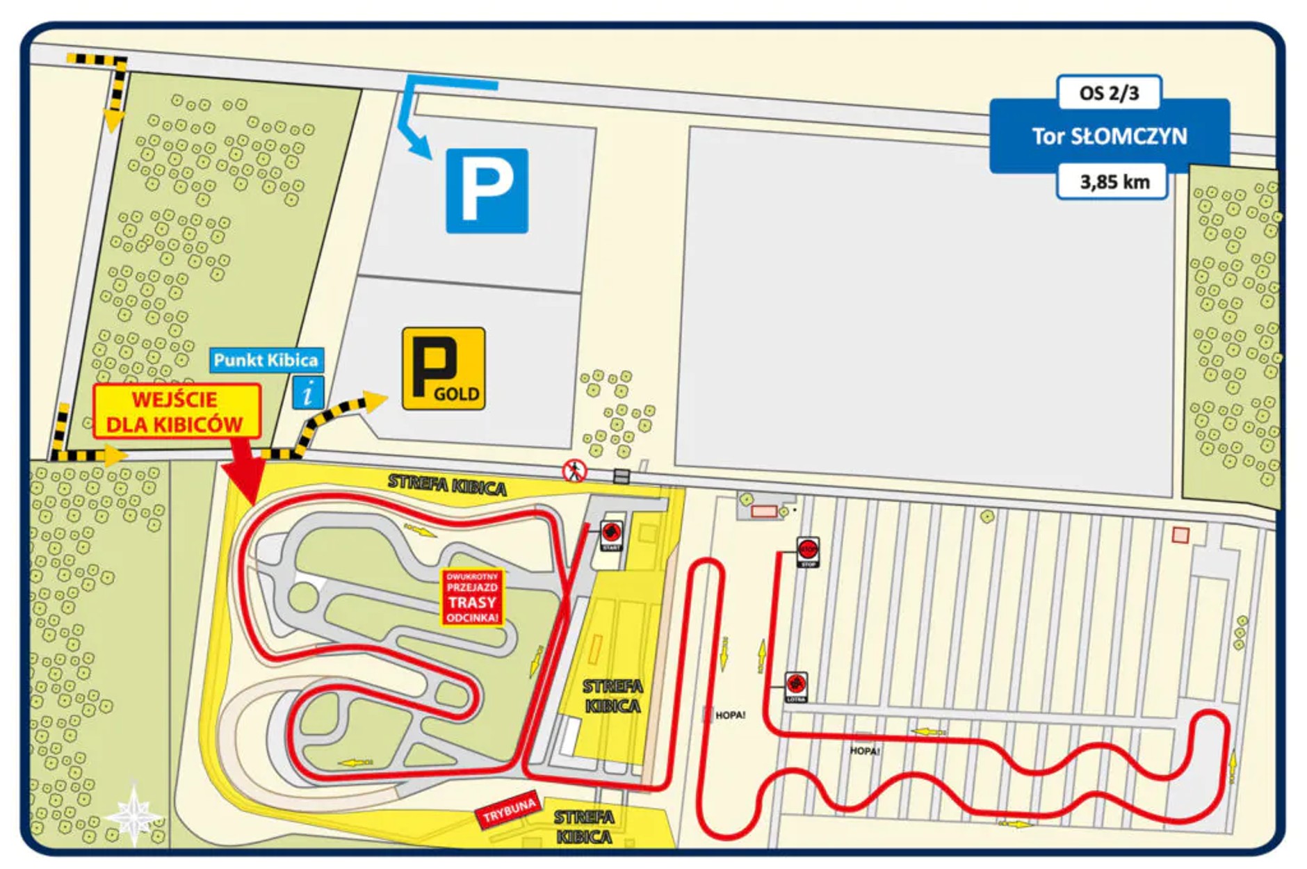60. Rajd Barbórka OS2 i OS3 Tor Słomczyn