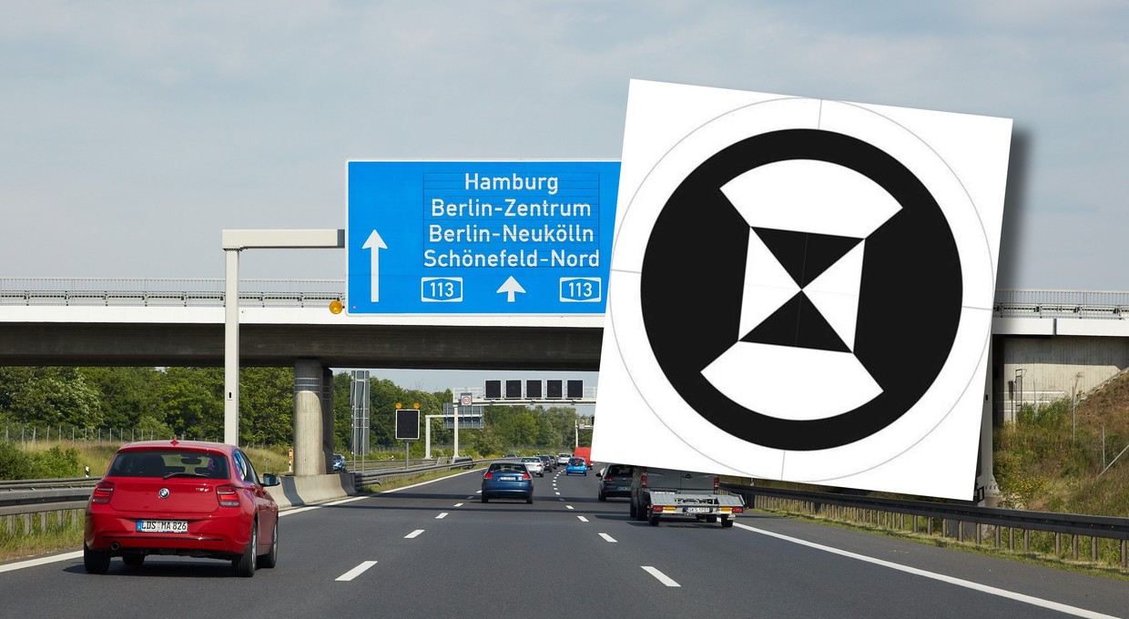  Nowy znak drogowy na niemieckich autostradach. Co oznacza czarno-biała klepsydra?