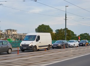 Kraków stanął w korkach — ruszył remont ronda Matecznego
