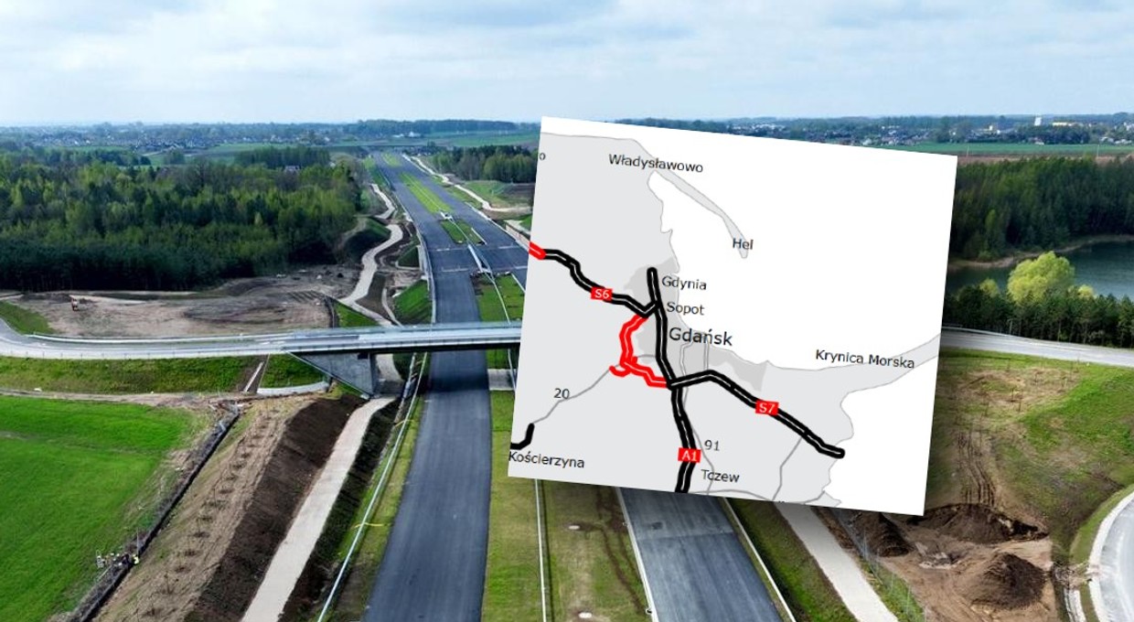 Trzy tygodnie zmian na obwodnicy Trójmiasta (OMT). Kierowcy muszą zagryźć zęby