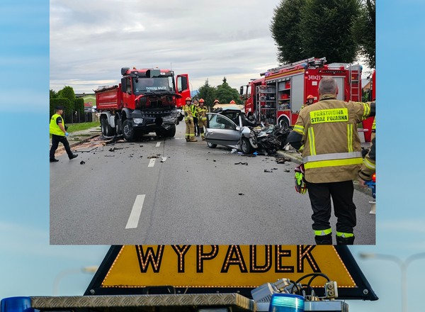Okropny wypadek w Świniarsku. Młody człowiek nie żyje