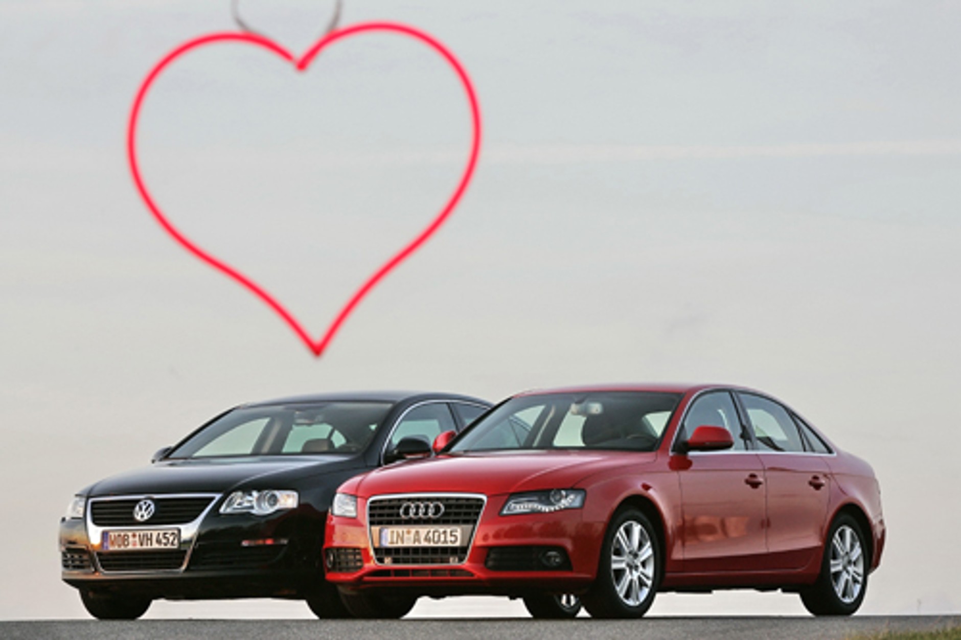 Audi A4 &amp; VW Passat - Serce i dwie dusze