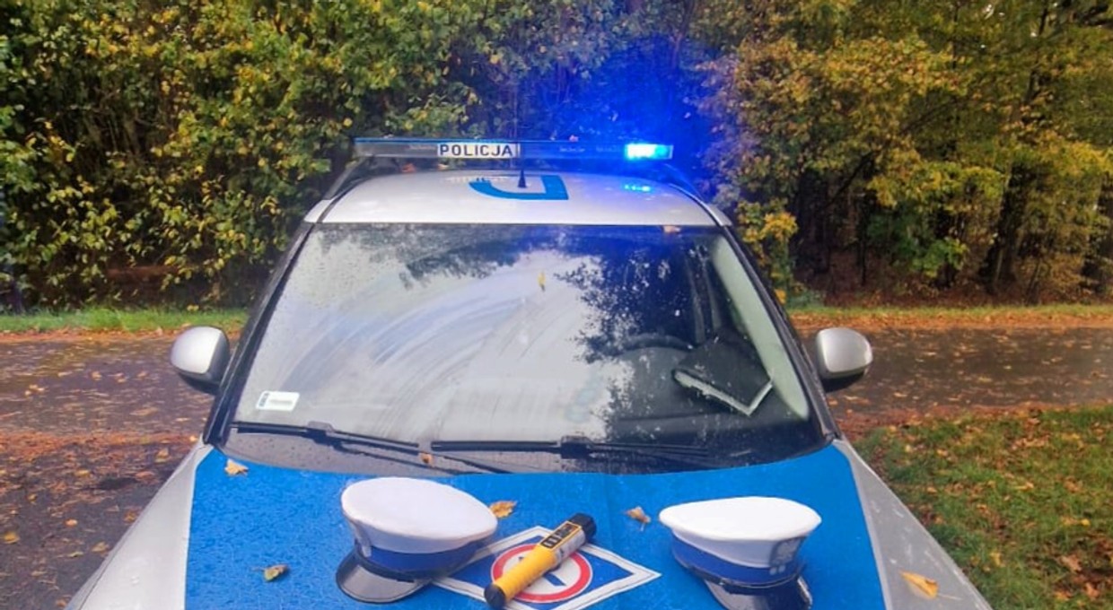 Jechał na grzyby. Zamiast z prawdziwkami i rydzami stanął oko w oko z policjantami