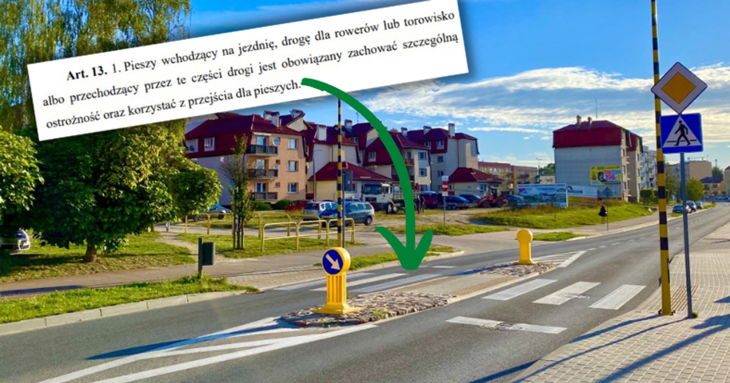 Zasady przechodzenia przez przejścia dwuetapowe nieco się różnią od "zwykłych"