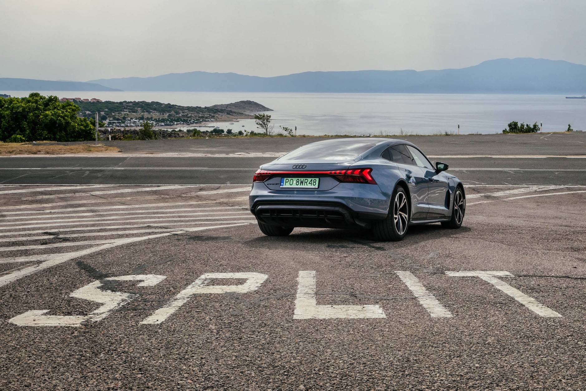 Podróż Porsche Taycanem i Audi e-tronem GT do Chorwacji