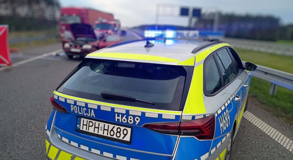 Wypadek na trasie S8