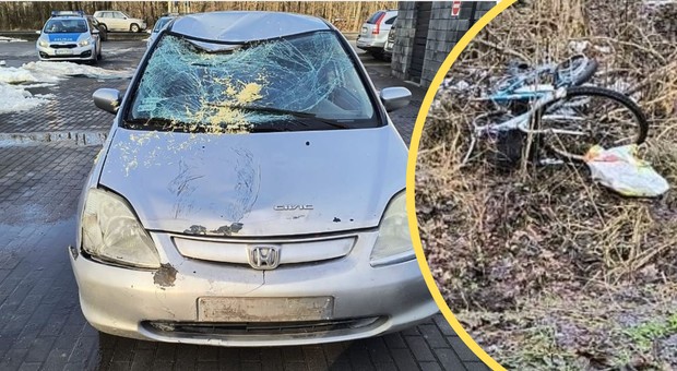 Śmiertelnie potrącili rowerzystkę i uciekli. Zdradził ich samochód