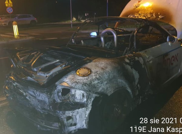 Spłonęło Audi TT z Panka. Kto płaci za szkody aut w carsharingu?