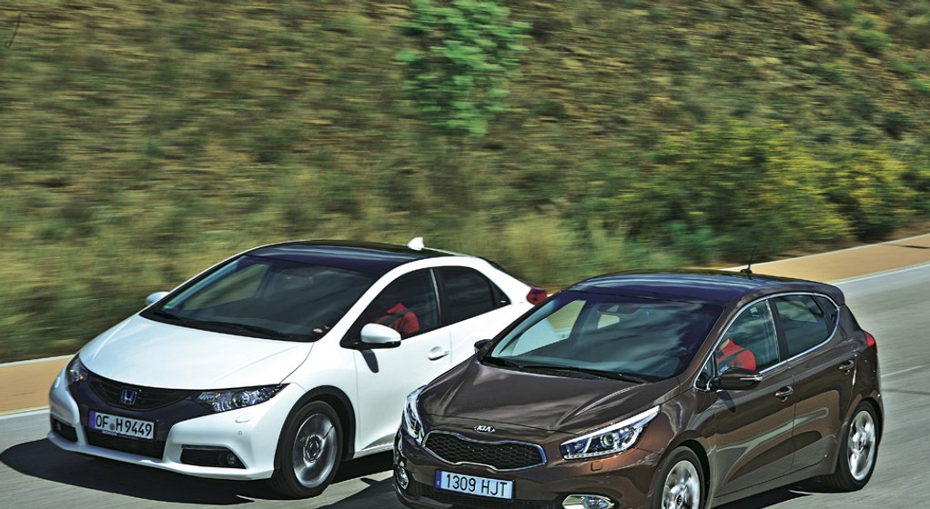 Kia cee'd kontra Honda Civic: czy uczeń dogonił mistrza?