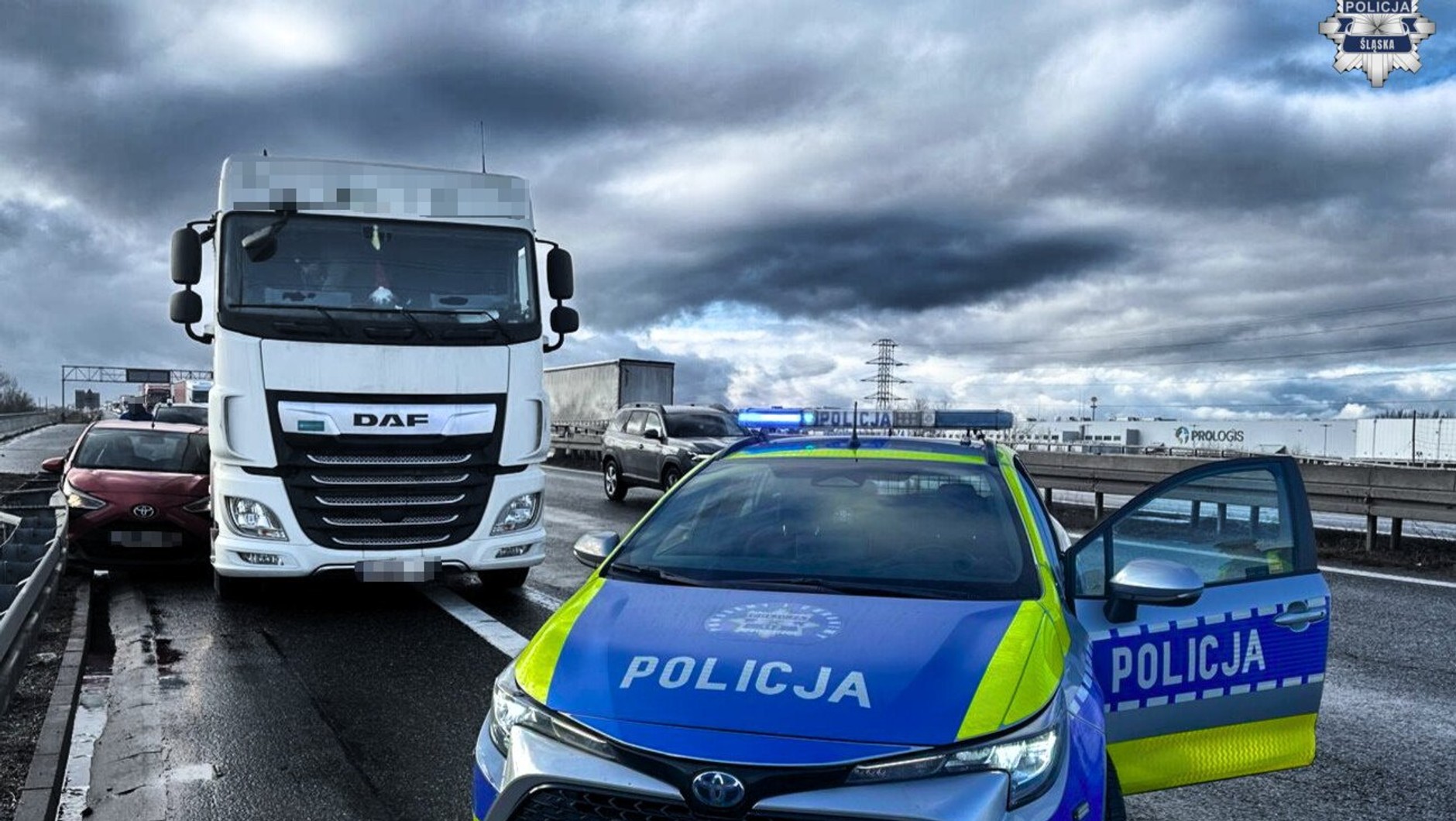 Koniec pościgu na autostradzie A4