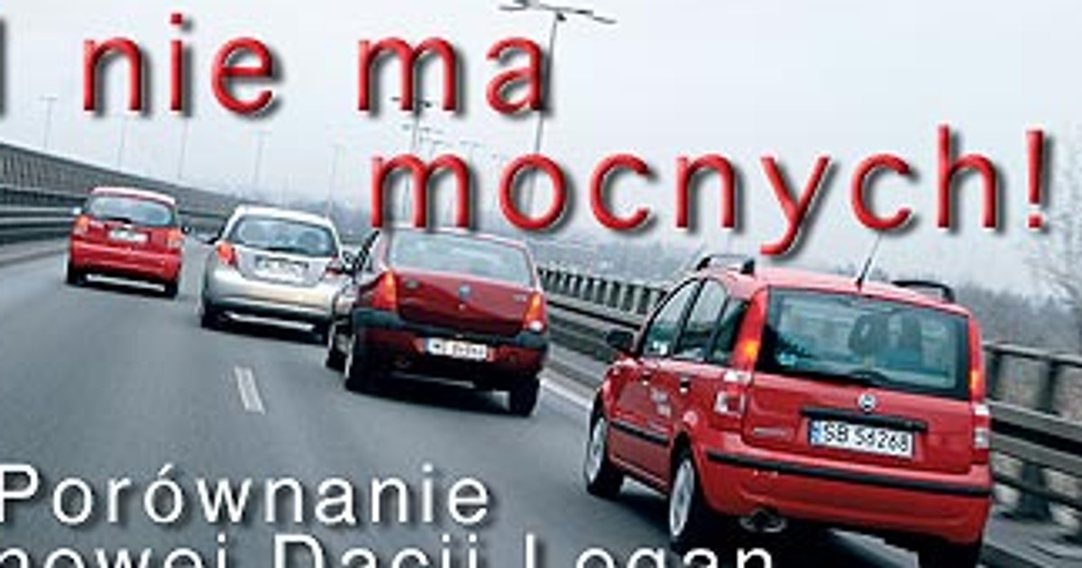 Chevrolet Aveo, Dacia Logan, Fiat Panda, Kia Picanto - I nie ma mocnych!