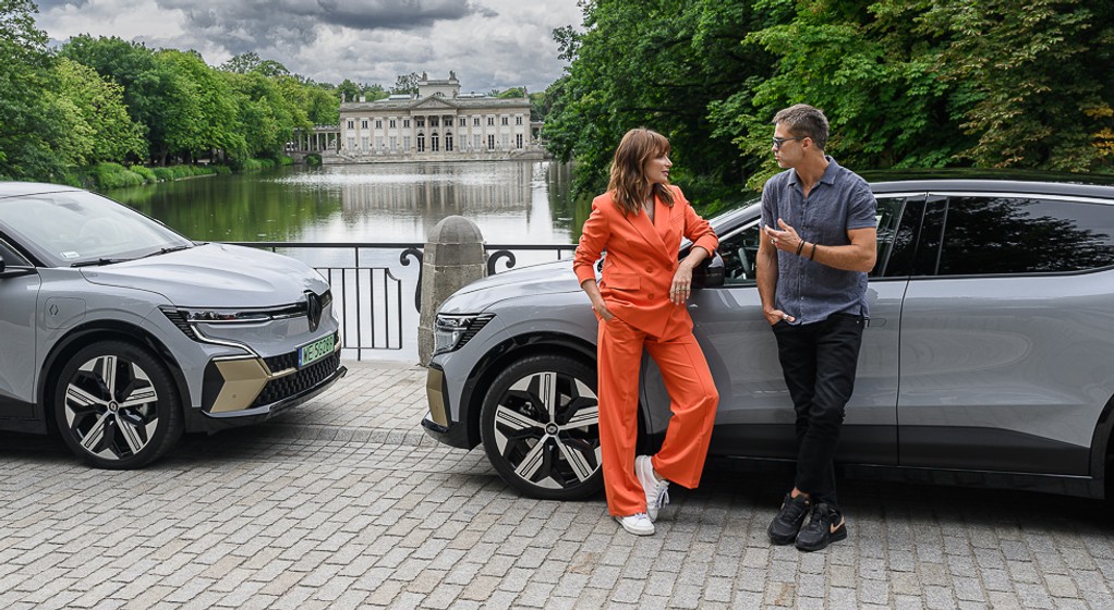 Anna Dereszowska i Maciej Zakościelny będą jeździć Megane E-Tech