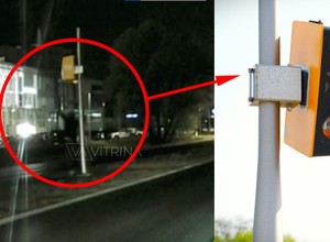Jest film z niszczenia fotoradaru z Warszawy. Wandal może ponieść konsekwencje