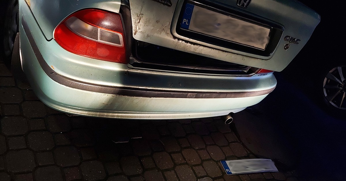 Zatrzymana honda z tablicami od innego pojazdu