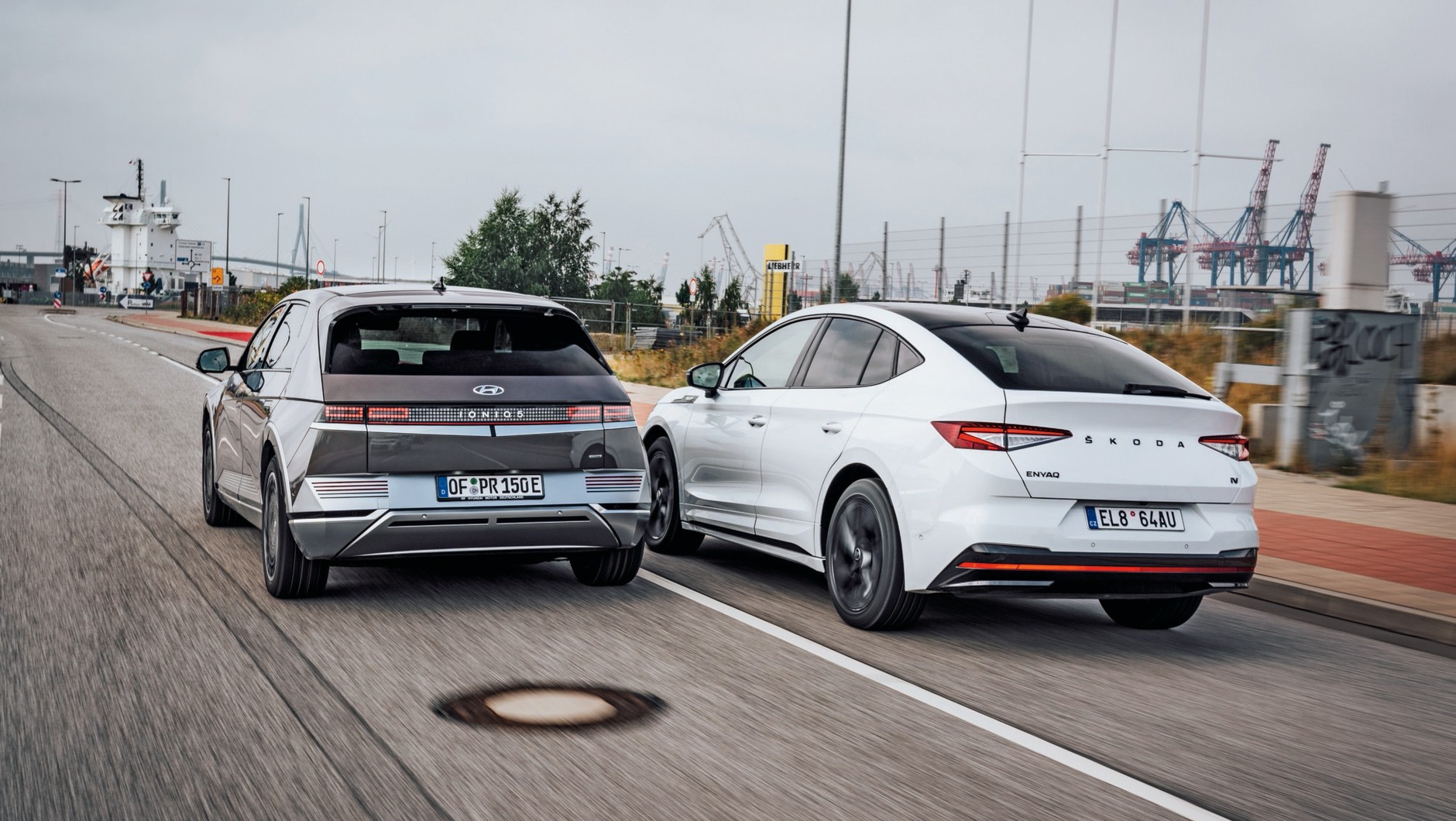Hyundai Ioniq 5 i Skoda Enyaq Coupe 2022 - porównanie