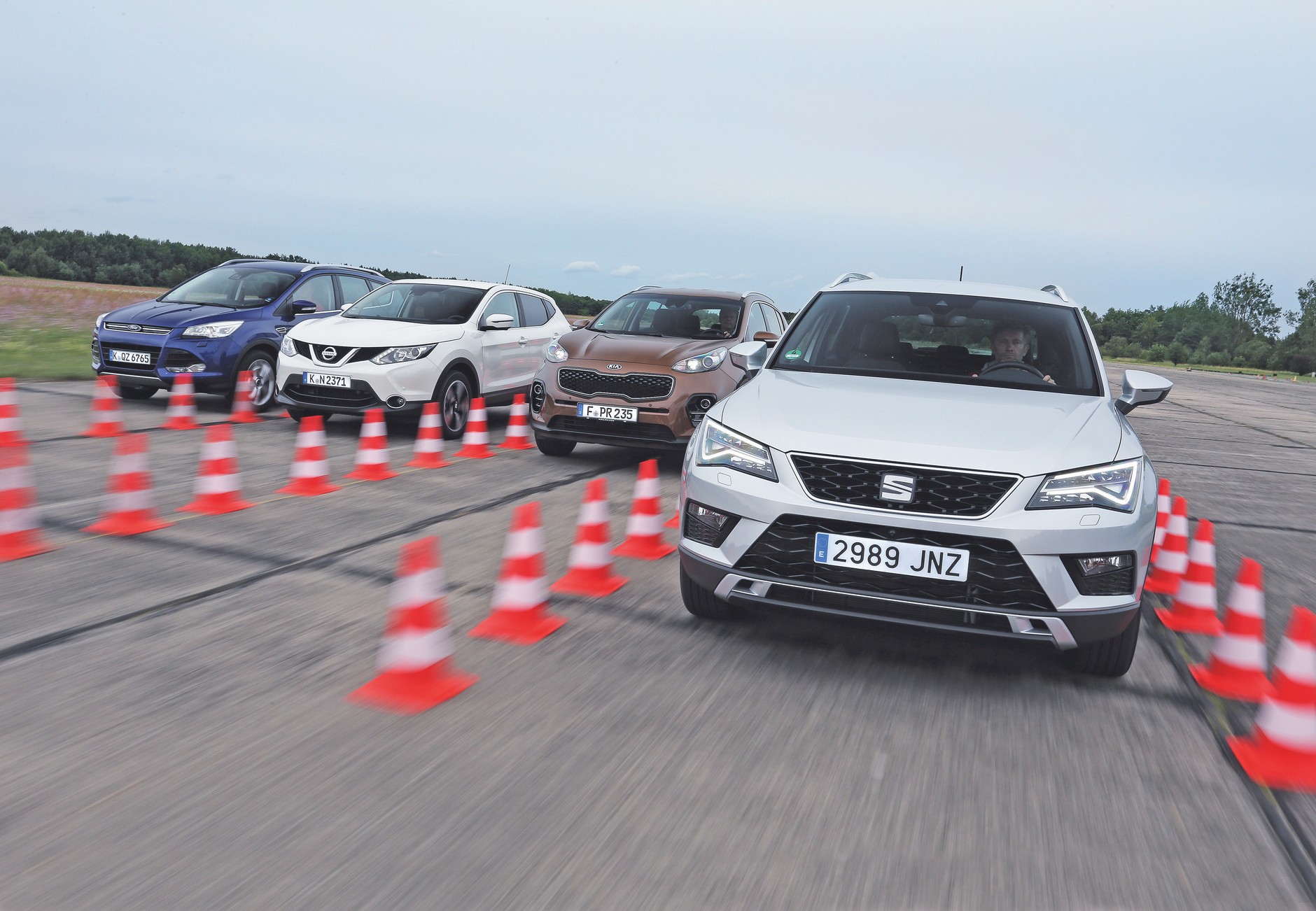 Seat Ateca kontra Kia Sportage, Nissan Qashqai i Ford Kuga