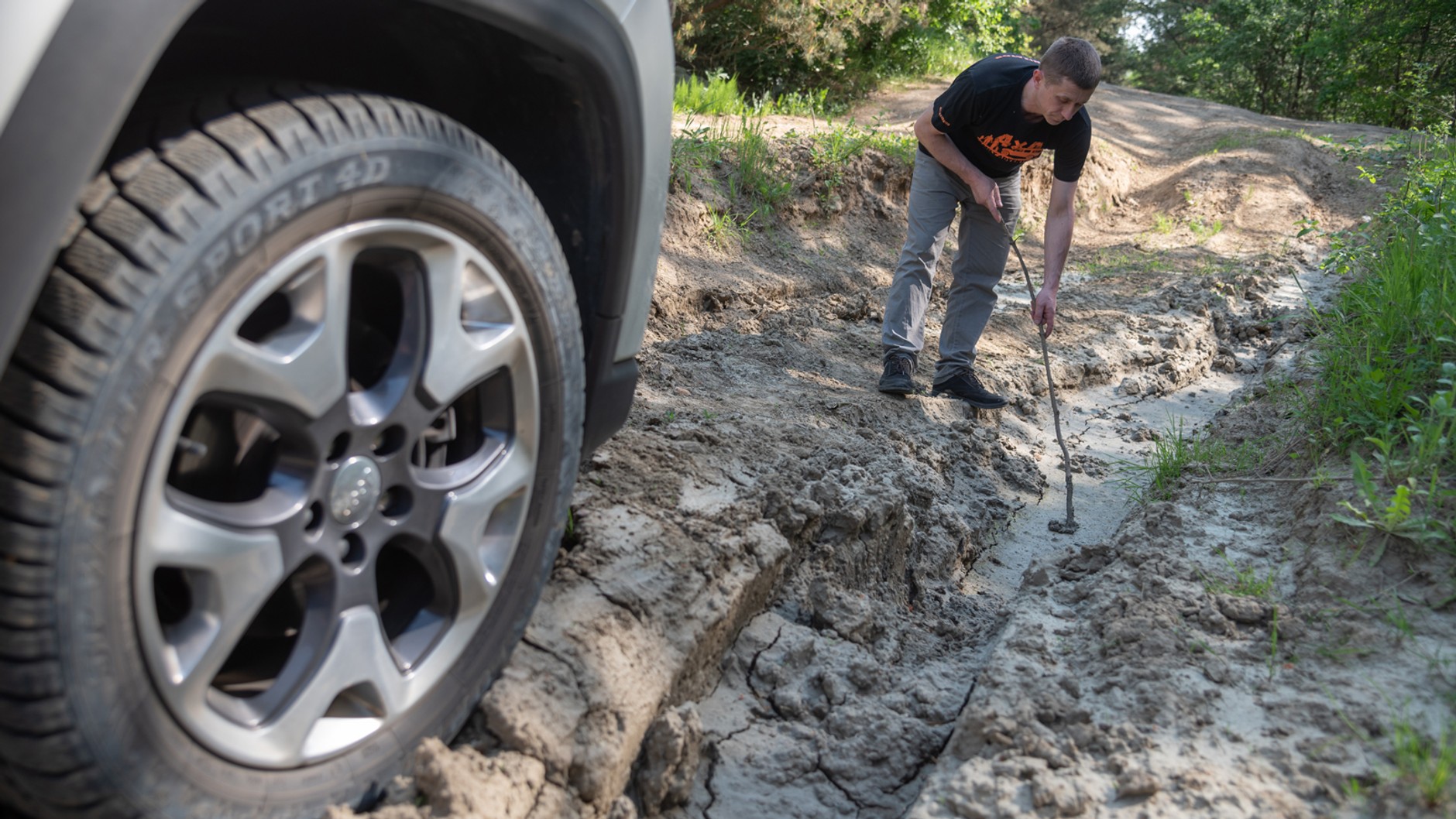 Jazda w terenie - błoto