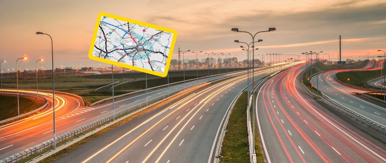 Największy ruch panuje na obwodnicy Warszawy