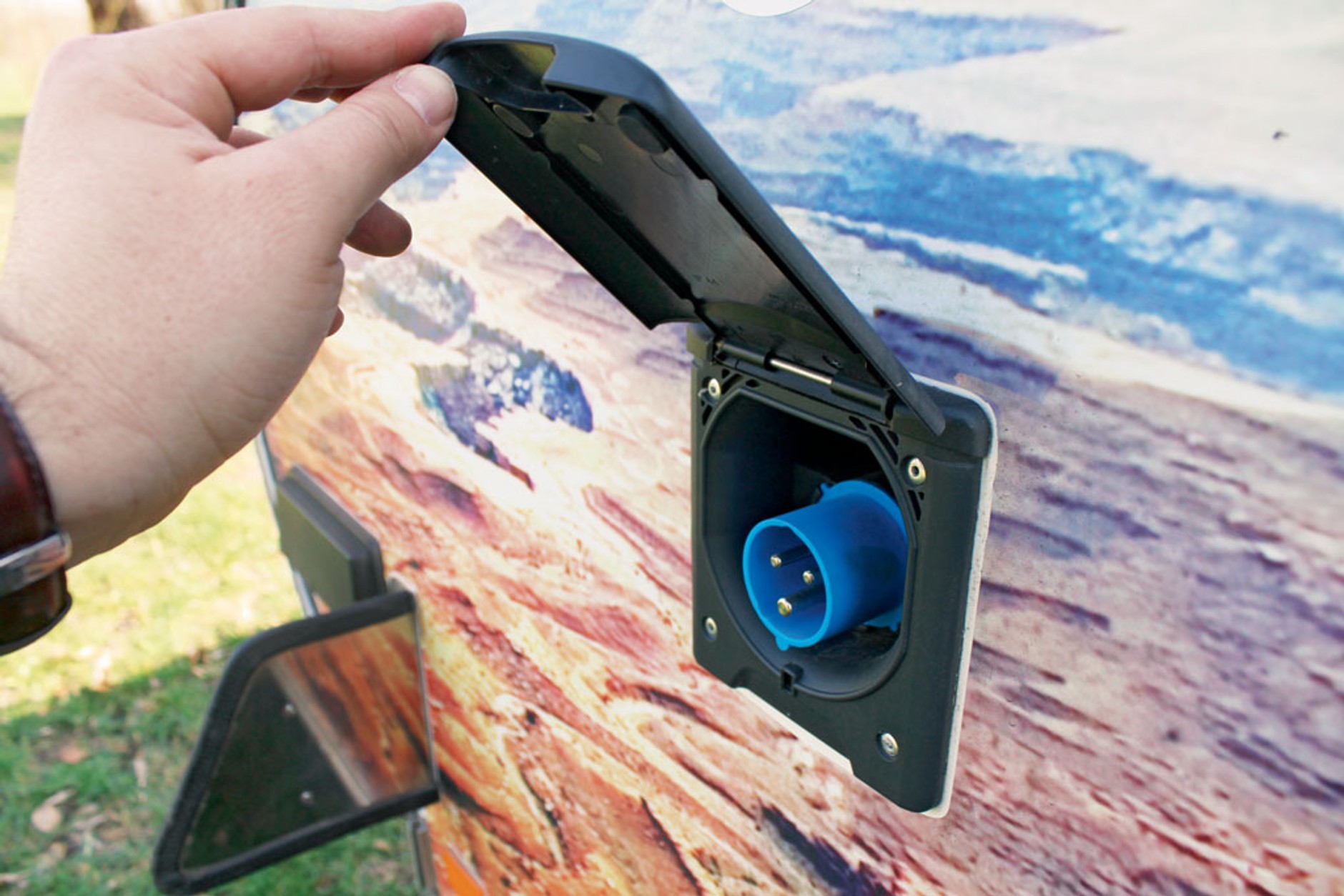 Kemping w stylu retro