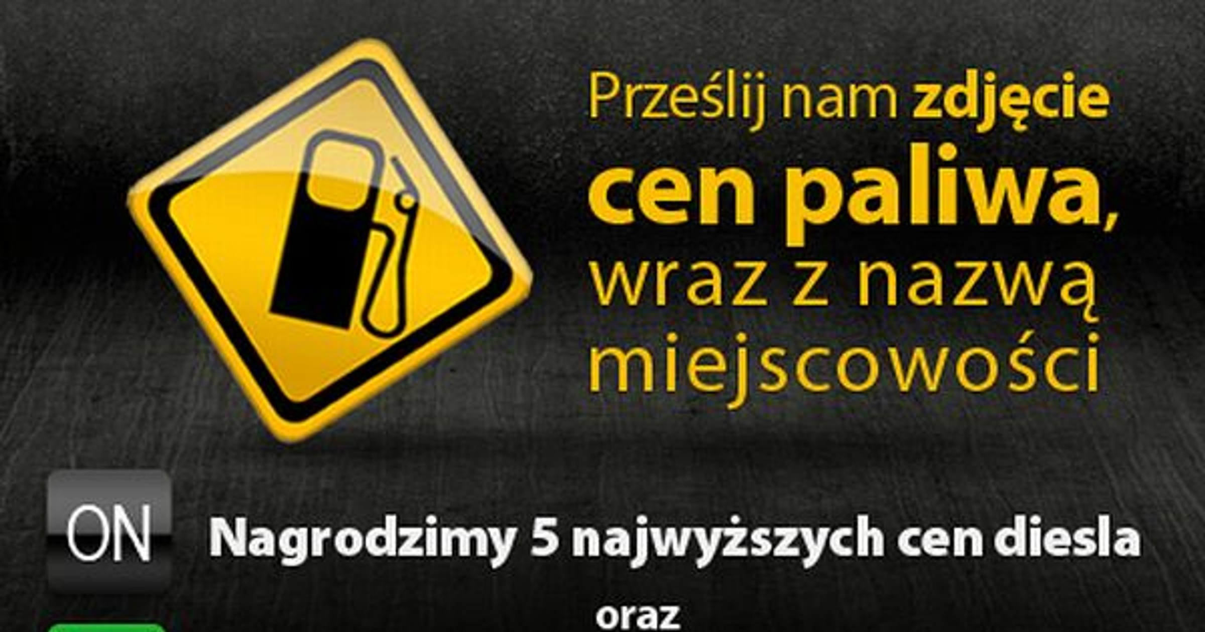 Najdroższe paliwo w Polsce -  konkurs