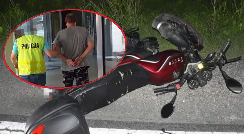 Potrącony motorowerzysta zginął na miejscu. Kierowca uciekł