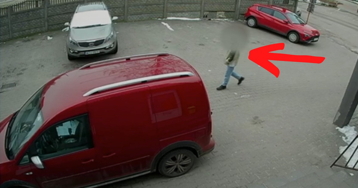 42-letni złodziej ukradł 700 zł z samochodu dostawczego