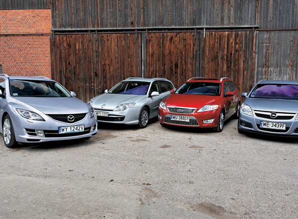 Używane kombi z dieslem dla rodziny: Ford Mondeo kontra Mazda 6, Opel Vectra i Renault Laguna