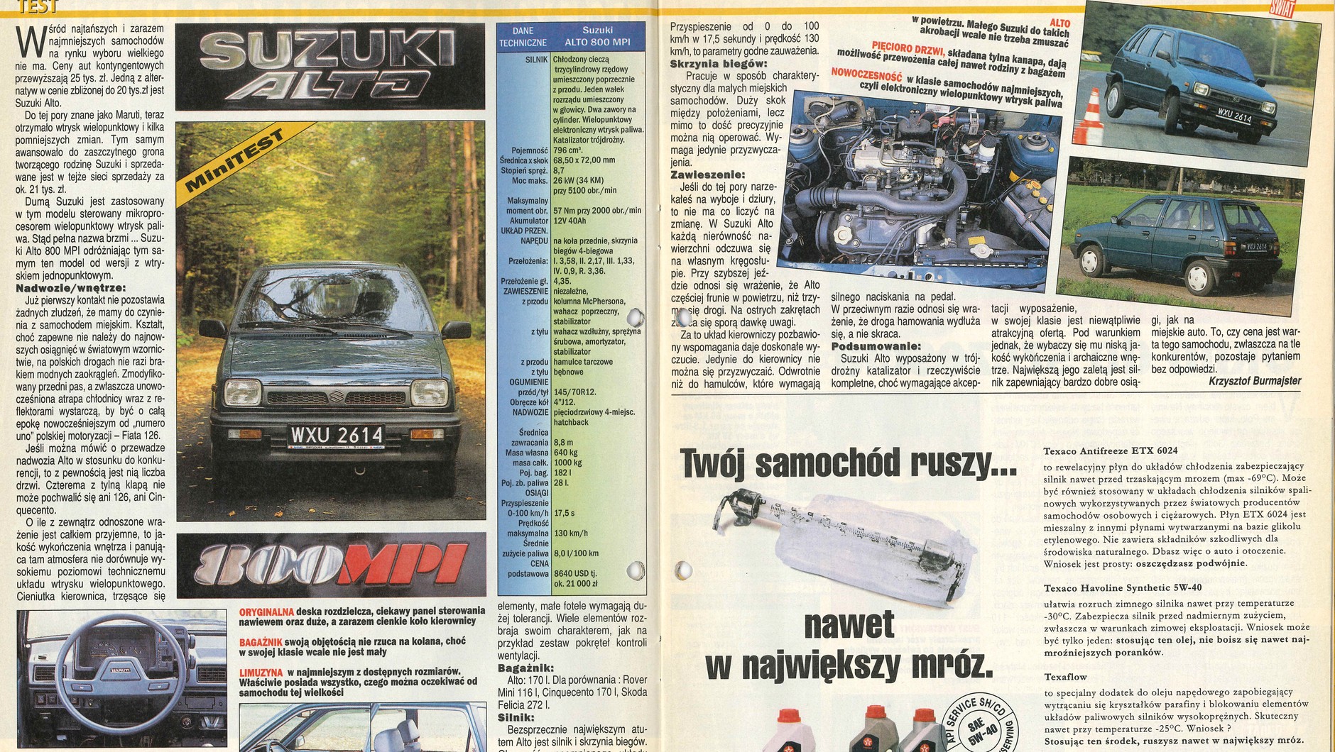 Test Suzuki Alto rok 1995