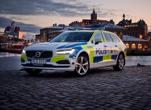 Volvo V90 w służbie szwedzkiej policji