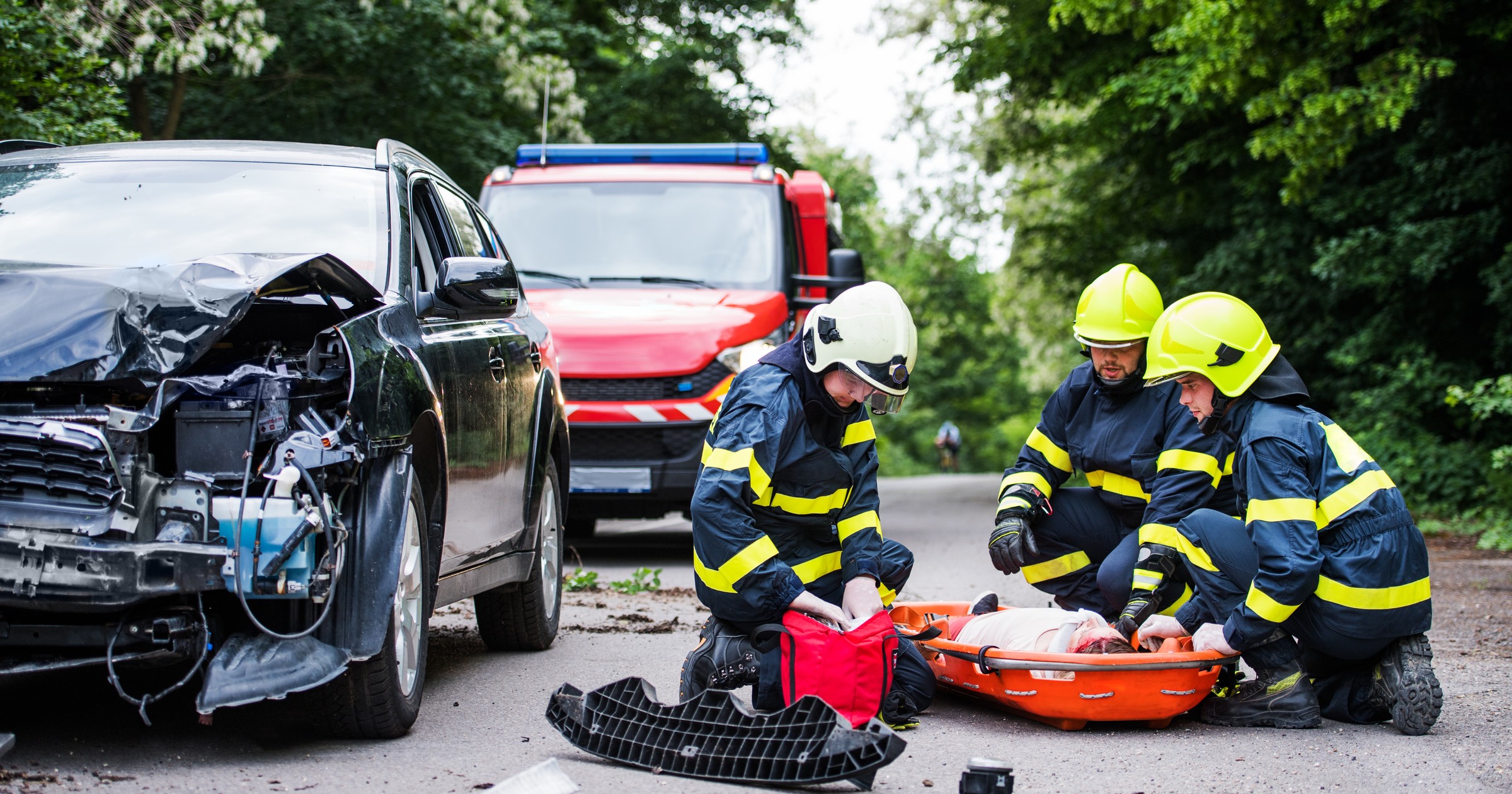 W piątek na drogach - 41 wypadków, jedna osoba nie żyje
