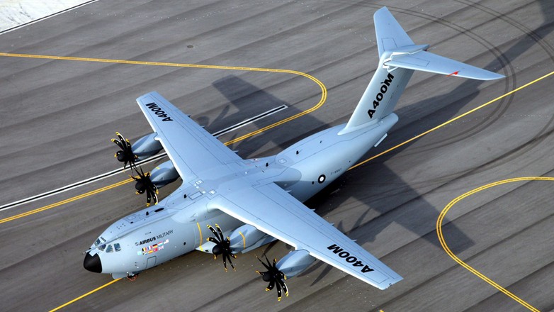 HISZPANIA WOJSKOWY SAMOLOT A400M