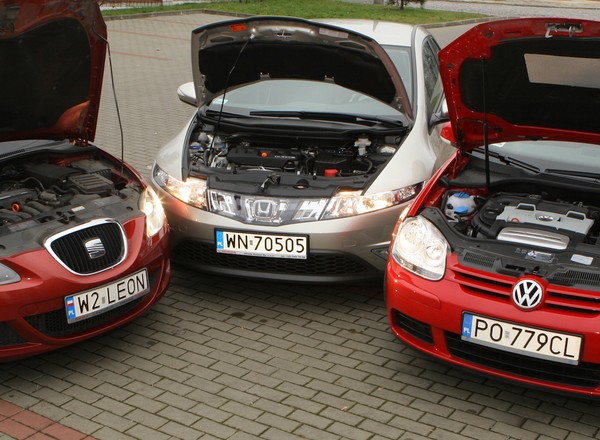 Moc podobna, technika różna – Civic, Leon czy Golf?